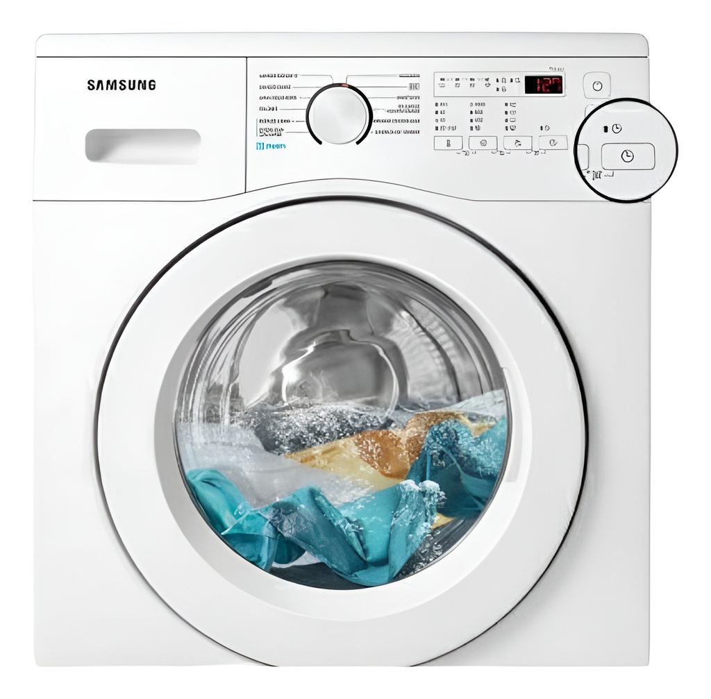 Lavarropas Samsung 6.5 K Ww65a4000ee Blanco