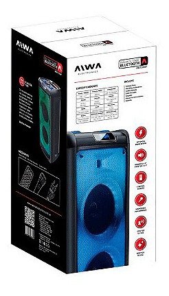 Torre Aiwa  Aw-t1008f-pb Pmpo 9500w