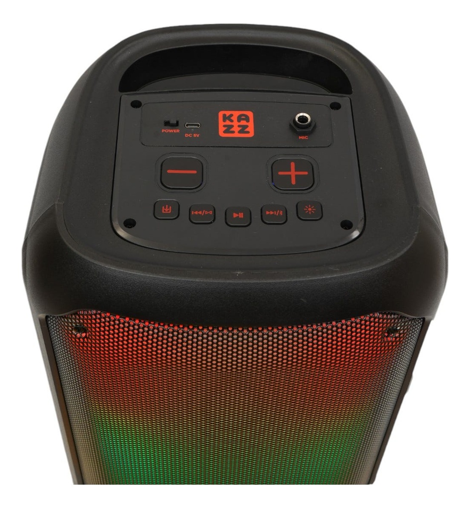 Parlante Kazz Kz-02 Rolf Negro 30w Rms 2x8
