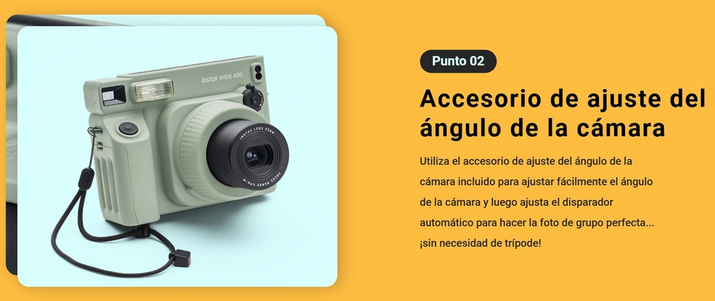 Camara Instantanea Fujifilm Instax Wide 400 Verde