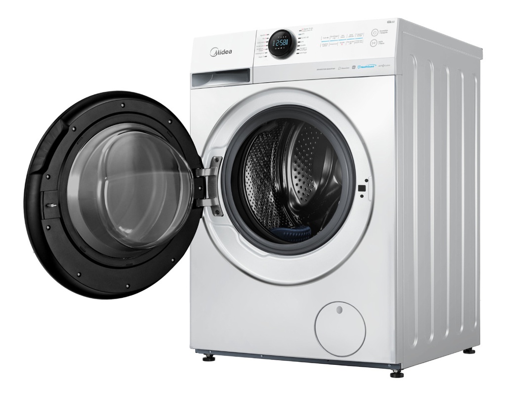 Lavasecarropas Midea Inverter 8 Kg Mf200d80wb/w-a1 Blanco