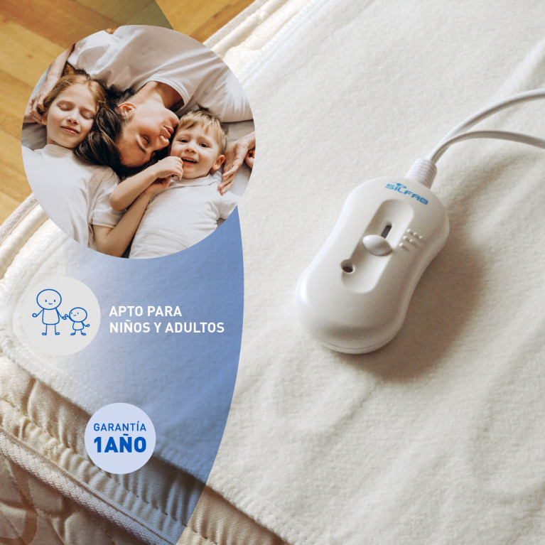 CLIMATIZADOR PARA CAMA SILFAB MTS 100 1 PLAZA POLIESTER