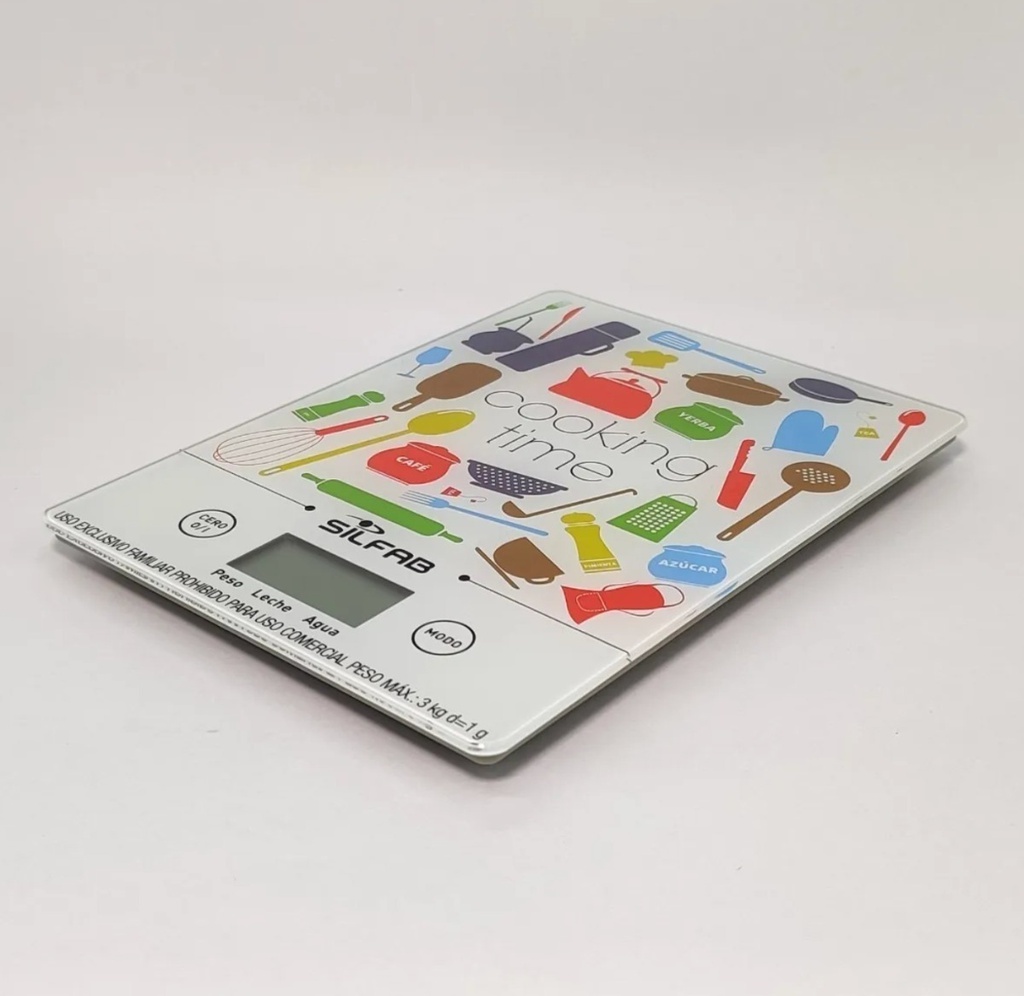 Balanza De Cocina Digital Silfab Bc300 Cooking Hasta 3kg