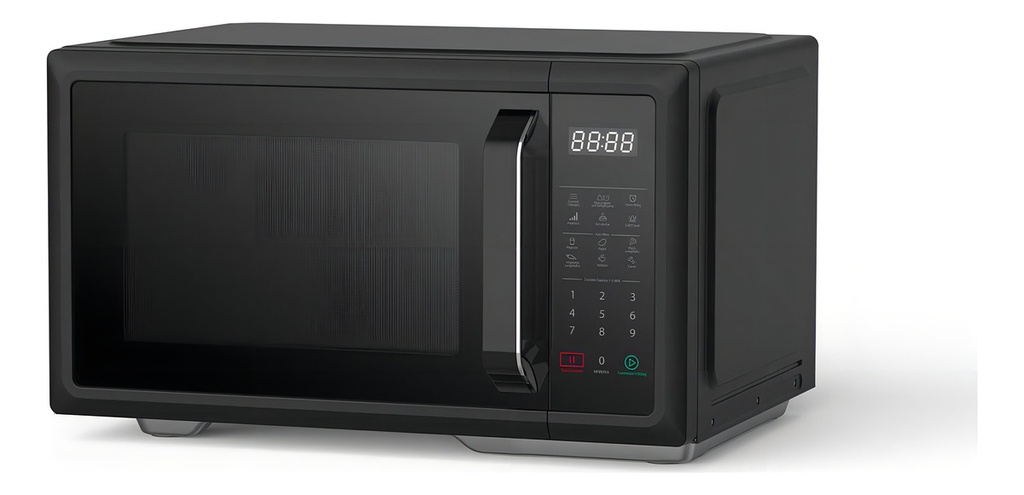 Microondas Digital Atma 28l Con Grill Negro Matdgb28uap