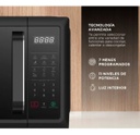 Microondas Digital Atma 28l Con Grill Negro Matdgb28uap