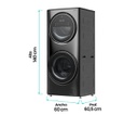 TORRE DE LAVADO PHILCO PHLFT157GT CARGA FRONTAL GRIS