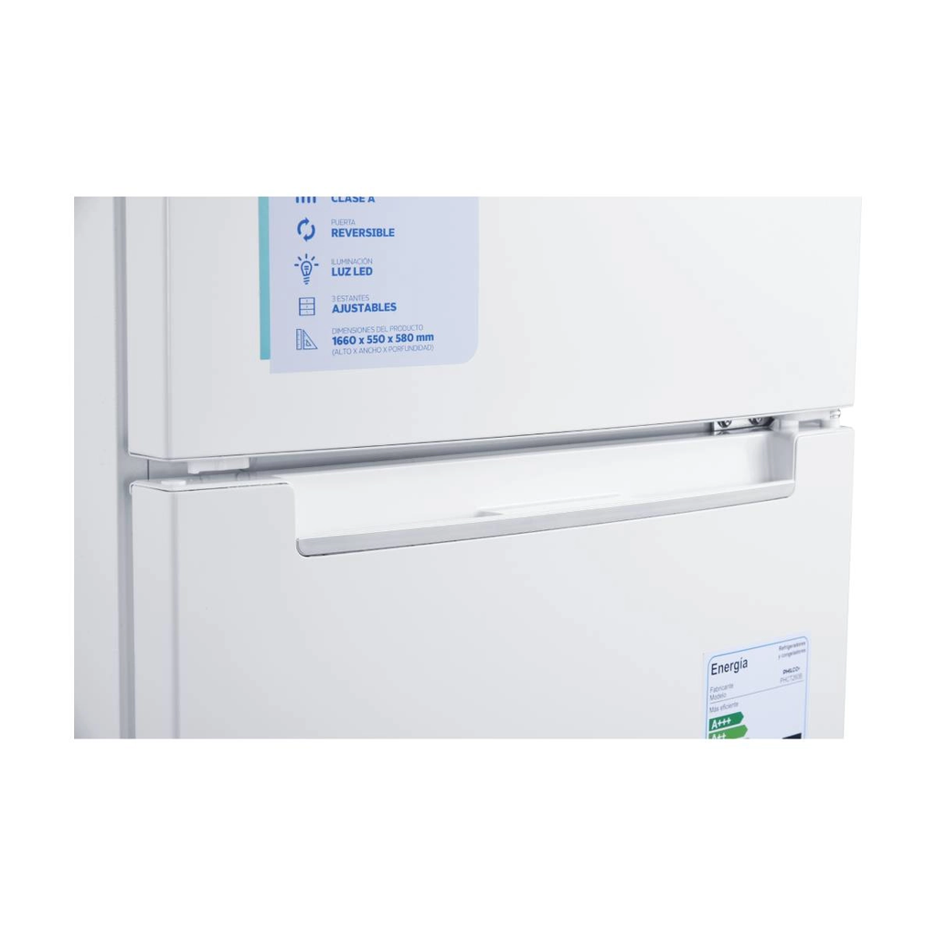 HELADERA PHILCO PHCT260B 260L CICLICA BLANCA