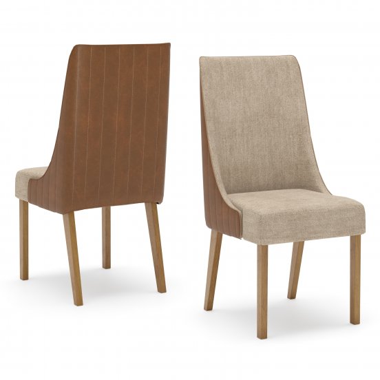 SILLA HENN IVY 02 SEC36-535 NATURAL CORANO CARAMELO CREME
