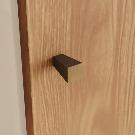 ARMARIO MULTIUSOS HENN DOHA D332-129 2 PUERTAS BLANCO/NATURAL