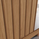 ROPERO HENN VASTI D339-127 VASTI 2 PUERTAS NATURAL/BLANCO