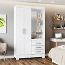 ROPERO HENN B64-66 2 PUERTAS BLANCO