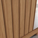 Ropero Henn Vasti D339-127 Vasti 2 Puertas Natural/blanco