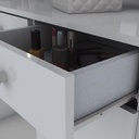 Tocador Henn Chanel D900-05 Con Cajones Blanco Hp