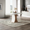 Mesa Henn Luiza Sc15-127 1.60 Natural/blanco