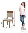 Silla Henn Milla Plus X4 Sec42-535 Corano/caramelo/crema