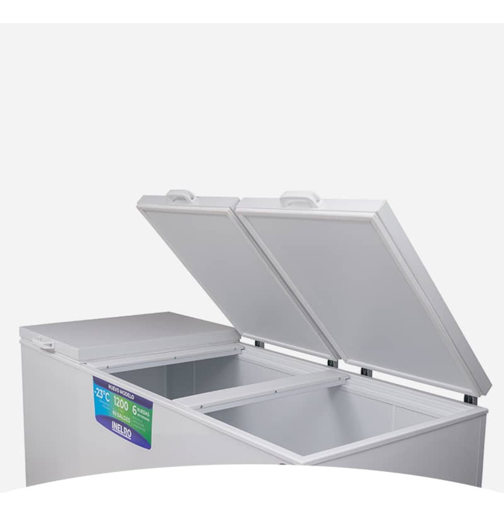 Freezer Horizontal De Pozo Inelro Fih 1200 Blanco