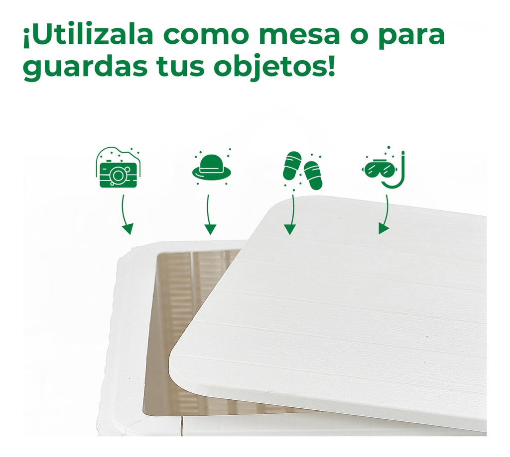 Mesa Garden Life Capri F433000 Rattan Blanca