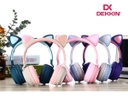 Auriculares Inalambricos Dekkin Bluetooth Vincha Orejas Gato