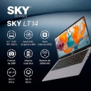 Notebook Sky Lt14 Celeron J4125 6gb 128gb 14.1 W11 Dark Gray