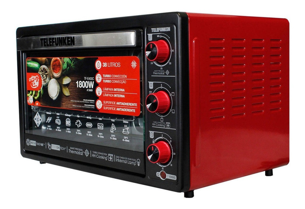 Horno Electrico Telefunken Tf-e400c 40 Litros
