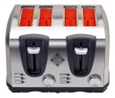 Tostadora Telefunken Easytoast - Pro Acero 4 Rebanadas