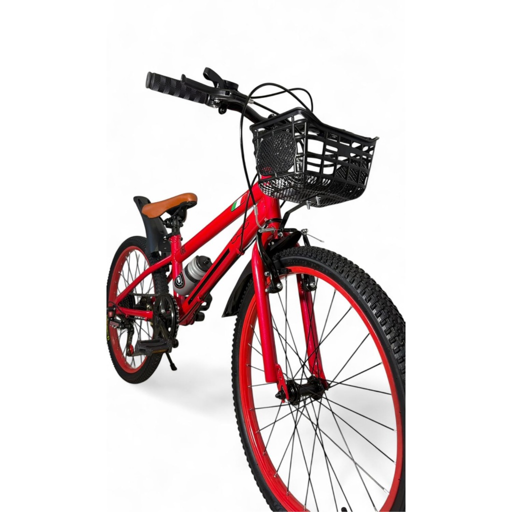 BICICLETA DENCAR R22 FIAT 5OO ROJO