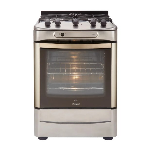 COCINA WHIRLPOOL WF360XG INOX 4 QUEMADORES