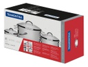Juego Bateria Tramontina Solar 65500/120 4 Pzas Acero Inox