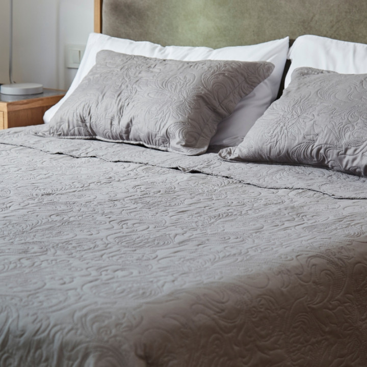 CUBRECAMA FULLBLANC CLASSIC TWIN GRIS FUL028
