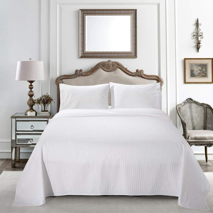 SABANAS EXCLUSIVE STRIPES 600H KING BLANCO 025