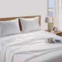 SABANAS EXCLUSIVE STRIPES 600H KING BLANCO 025