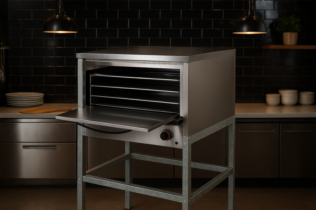 HORNO PIZZERO USMAN H6 MOLDES ACERO CIEGO 500
