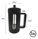 CAFETERA PRENSA TK 302184 FRANCESA 1000C