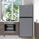 HELADERA PHILCO PHNT198X2 NO FROST TOP MOUNT 198 LT INOX
