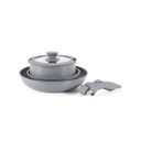 BATERIA DE COCINA CAROL 68005GGR 5 PZAS GRIS