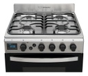 Cocina Ormay Evo A Gas Acero 4 Hornallas Timer Digital Gris