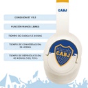 Auriculares X-view Boca Juniors Bluetooth Color Blanco