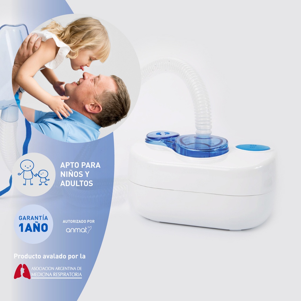 Nebulizador Ultrasonico N61 Piccolo Camara Sellada Blanco