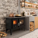 Cocina A Leña Metavila Barcelona F700f Doble Combustion
