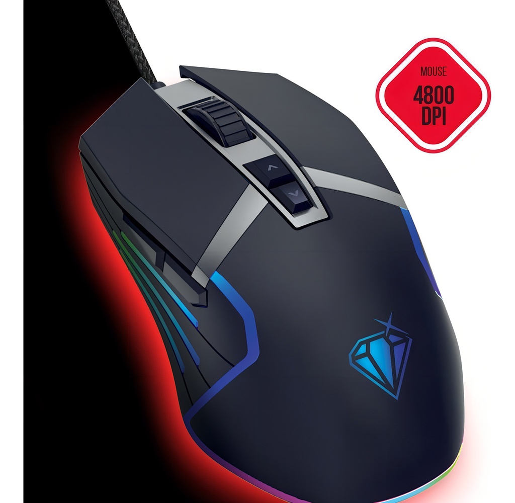 Combo Kit Gamer Teclado Mecanico + Mouse Optico Level Up