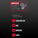 Combo Kit Gamer Teclado Mecanico + Mouse Optico Level Up