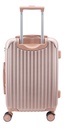 Valija Carry On Amayra 20 Abs 4 Ruedas 360 Oro Rosa Lisa