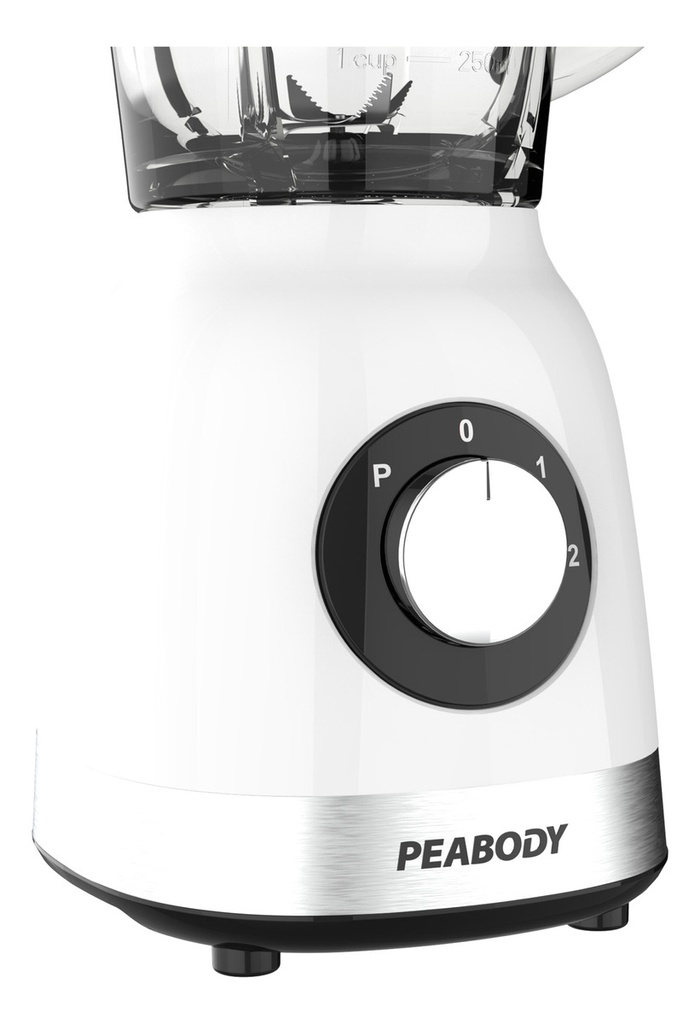 Licuadora Peabody Pe-ln810b Blanca 2 Vel. 800w Jarra Vidrio