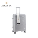 VALIJA AMAYRA 24" 67.8014G PP GRIS 4 RUEDAS 360