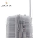 VALIJA AMAYRA 24" 67.8014G PP GRIS 4 RUEDAS 360