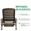 REPOSERA GARDEN LIFE TORONTO 5 POSICIONES GRAFITO