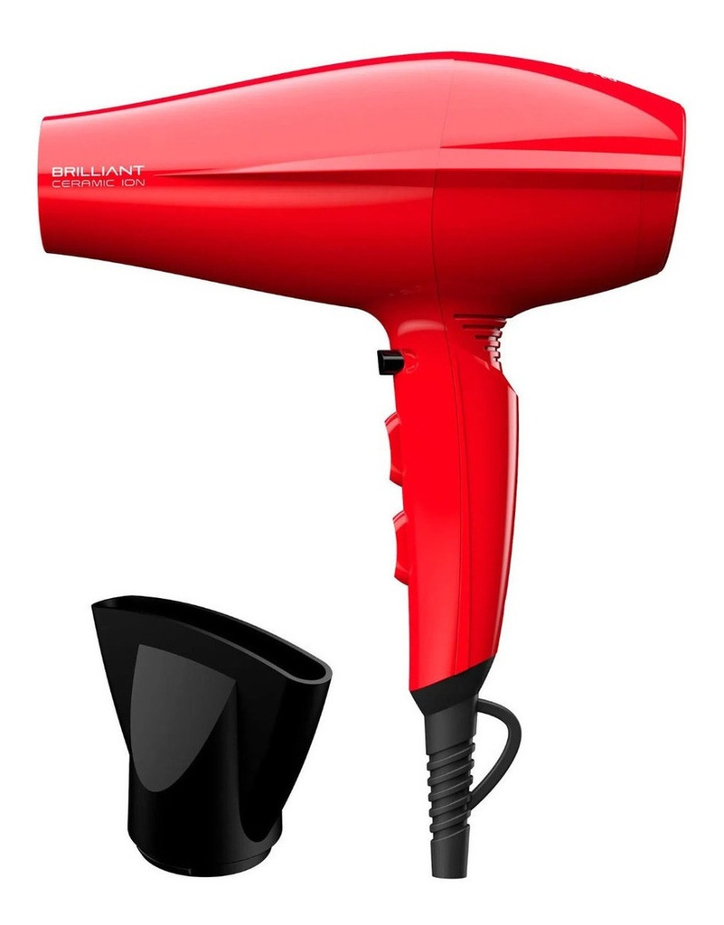 Secador De Pelo Gama Italy Brilliant Ceramic Ion Rojo