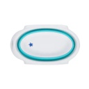BAÑERA PLEGABLE CARESTINO C/SOPORTE AGUAMARINA BA006-AG