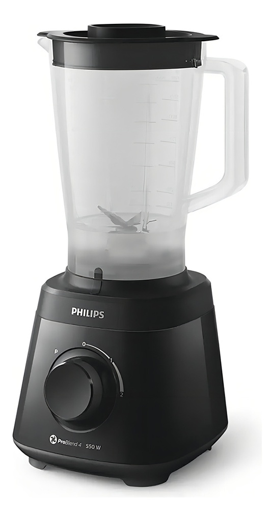 Licuadora Philips Hr2127/90 2 Litros Jarra De Plástico Negra