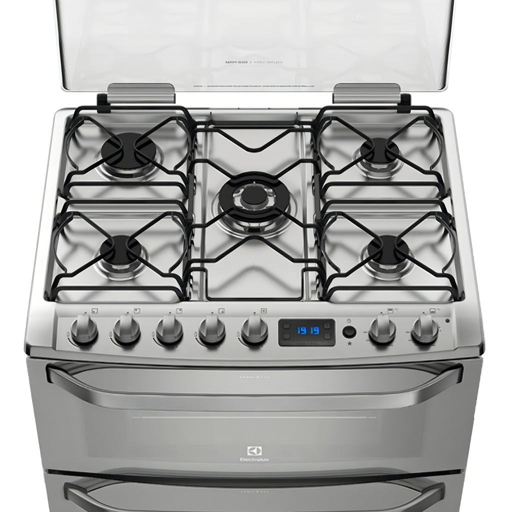 Cocina Electrolux 76dxr Doble Horno Acero Inoxidable Visor